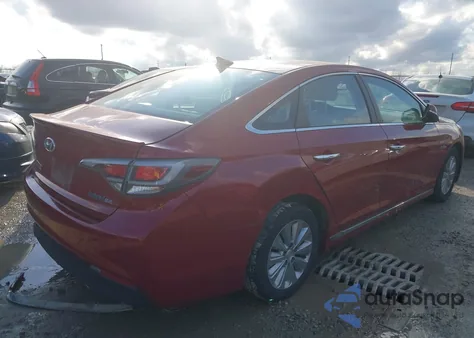 2016 Hyundai Sonata Hybrid Se из США, поврежденный, VIN KMHE24L12GA019175